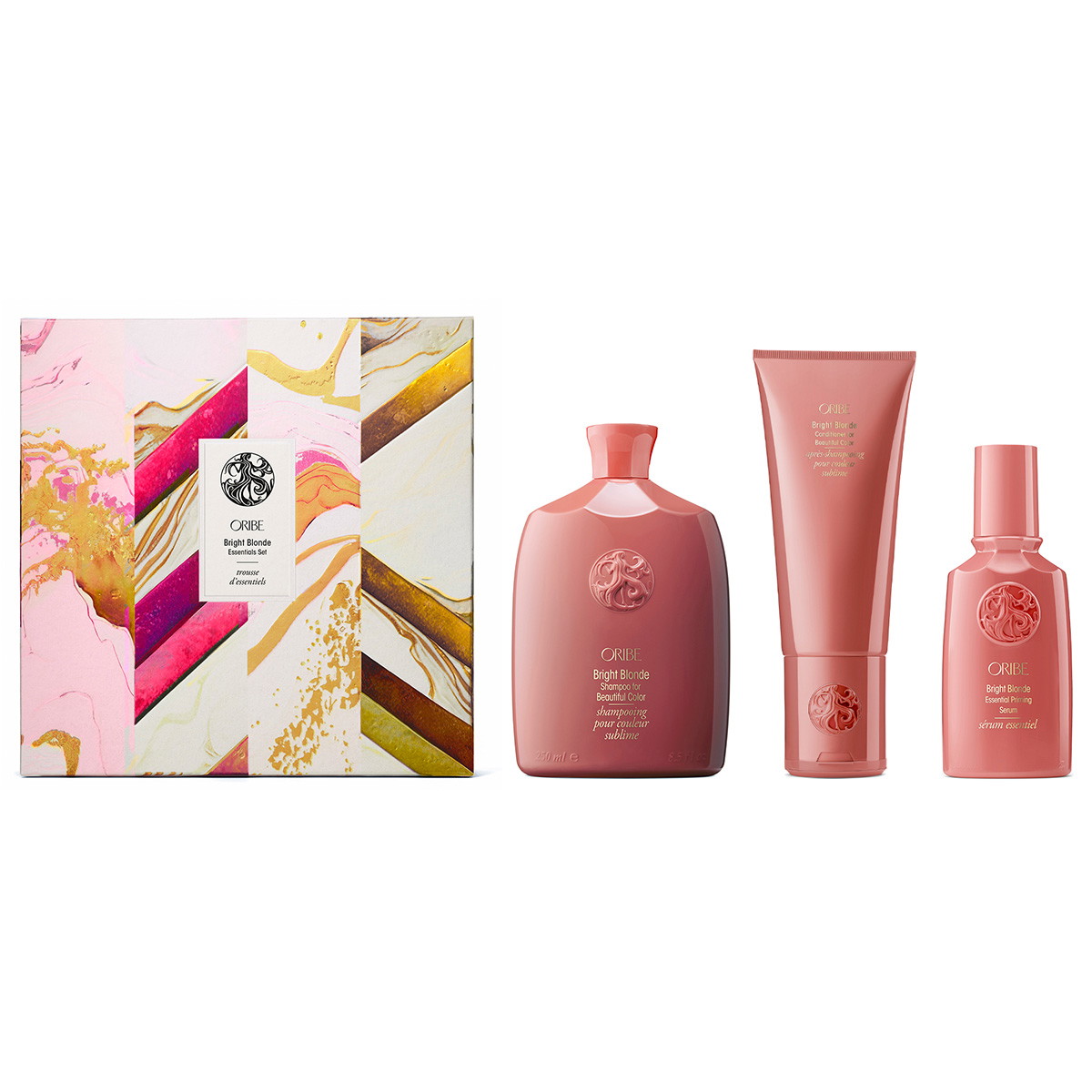 Bright Blonde Essentials Set (Shampoo 250ml + Conditioner 200ml + Serum 100ml)