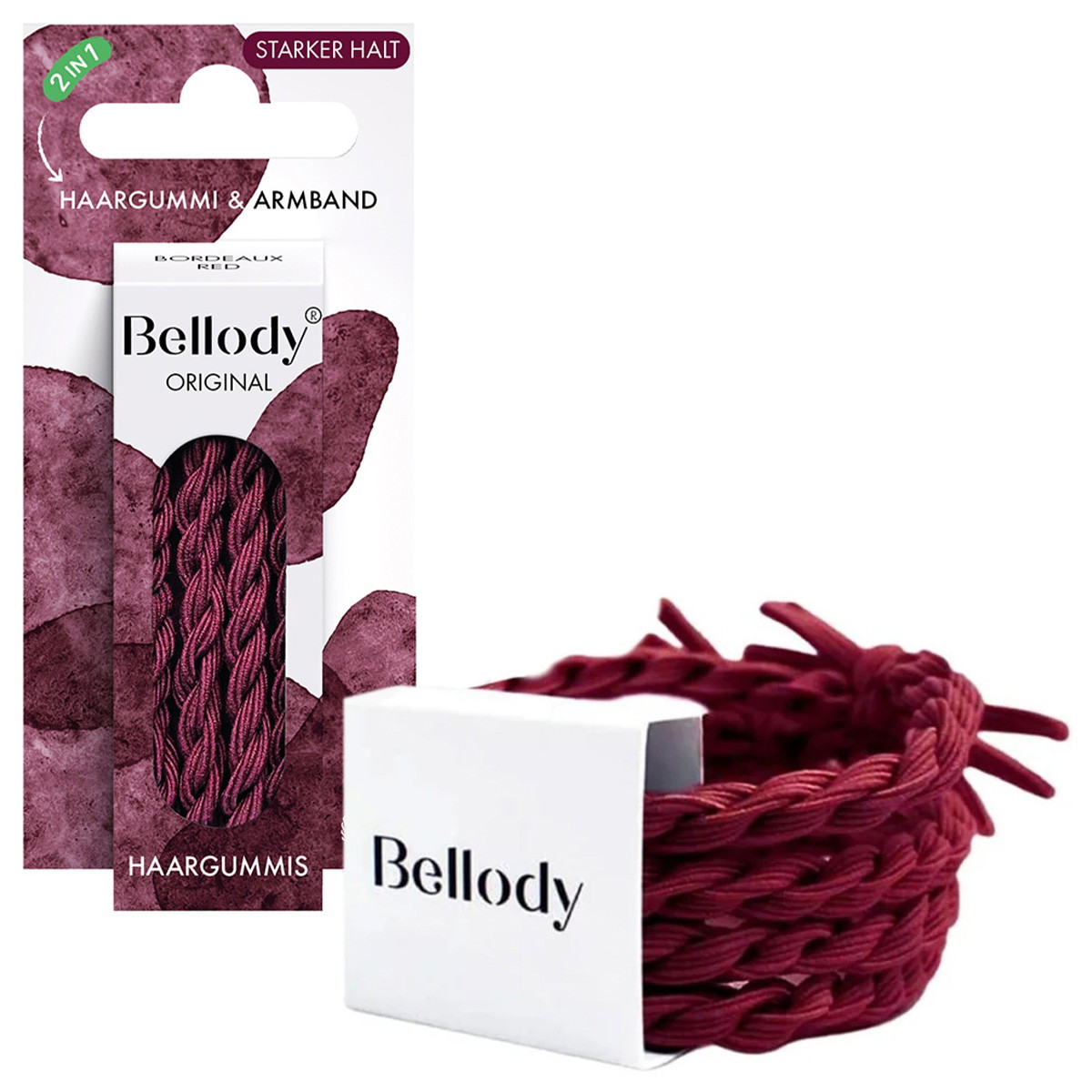 Bellody Haargummis Bordeaux 4 Stück