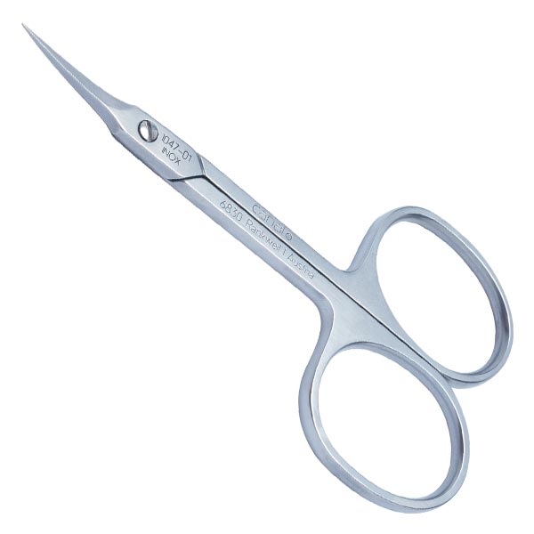 Hautschere gebogen rostfrei, 9 cm