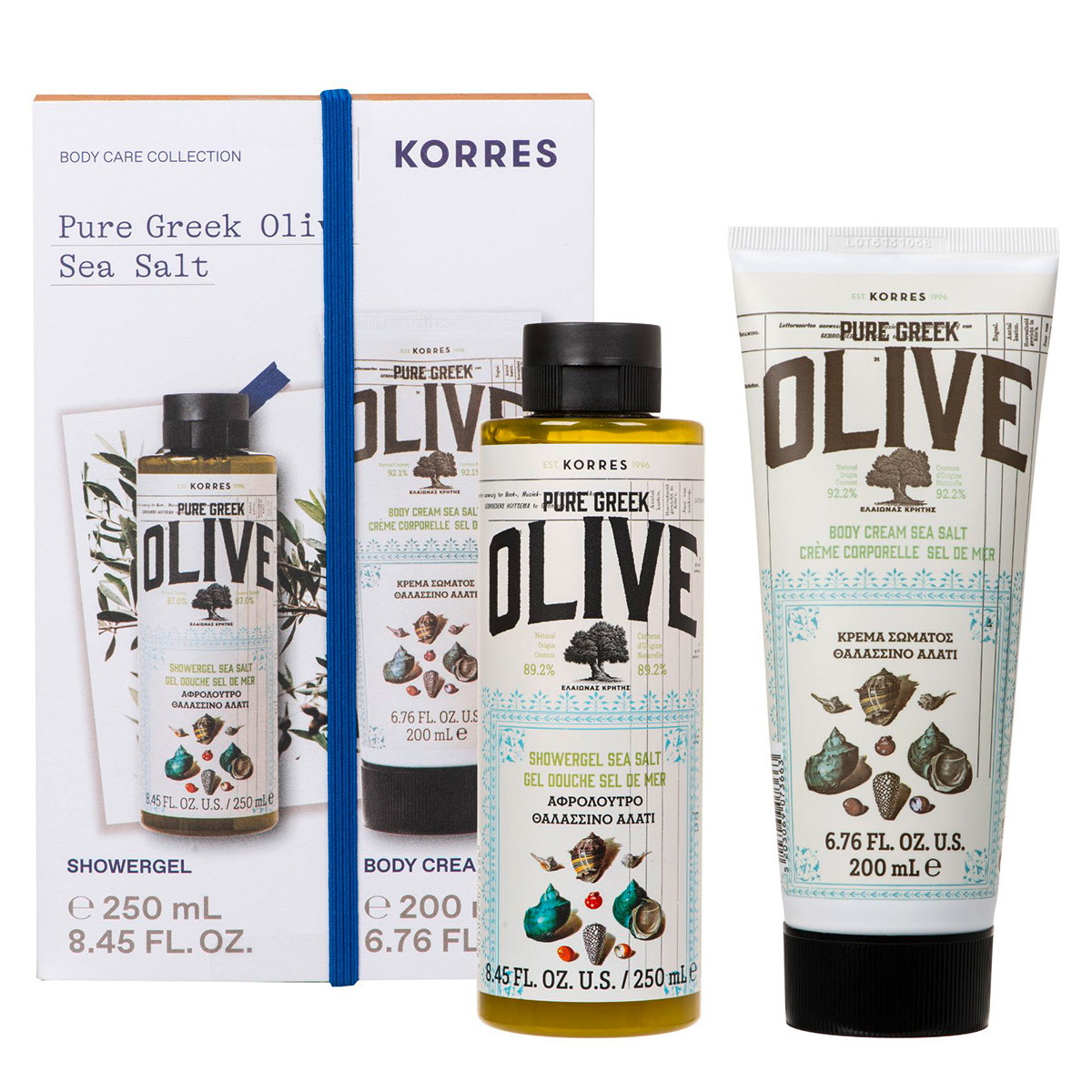 Pure Greek Olive Sea Salt Body Care Collection