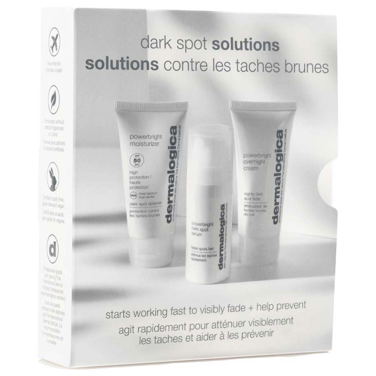 Dark Spot Solutions Kit (Serum 10ml + Moisturizer 12ml + Cream 15ml)