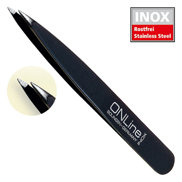 ONLine Tweezers pointed INOX
