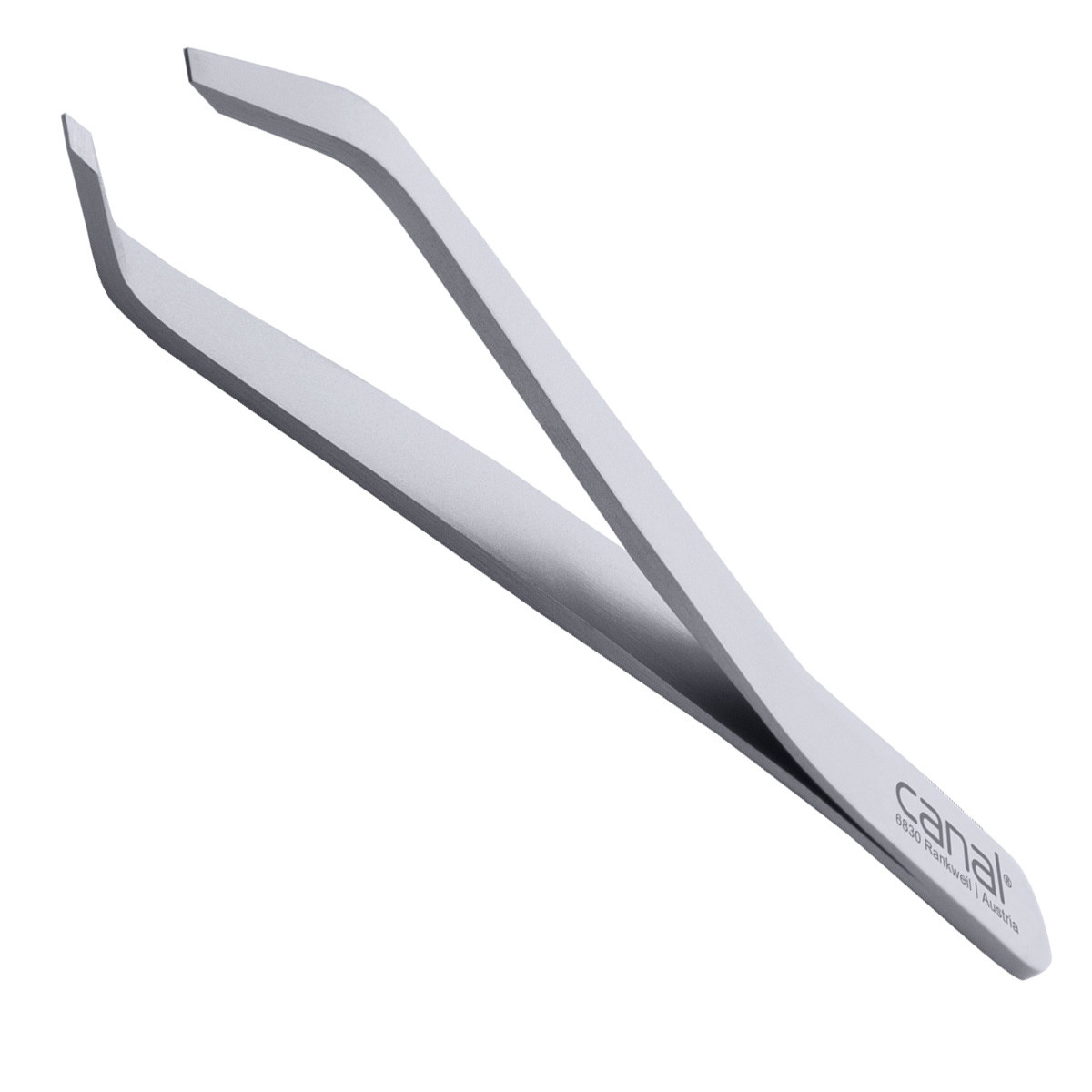 Pinza para el pelo, punta en forma de garra, satinada, acero inoxidable, 9 cm