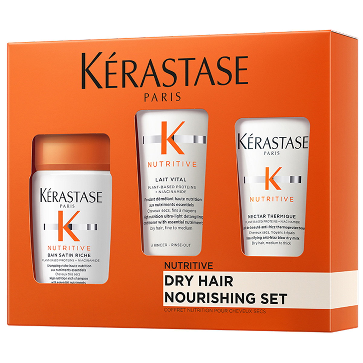 Nutritive Discovery Set (Shampoo 80ml + Conditioner 75ml + Milk 50ml)