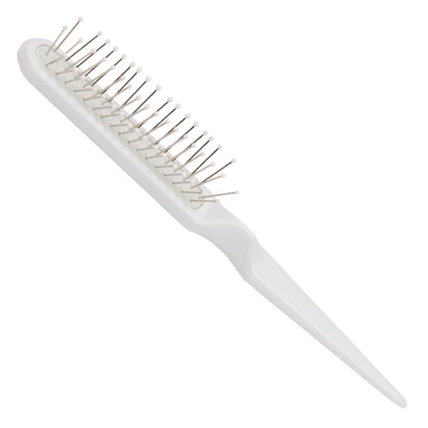 Toupee brush with knobs
