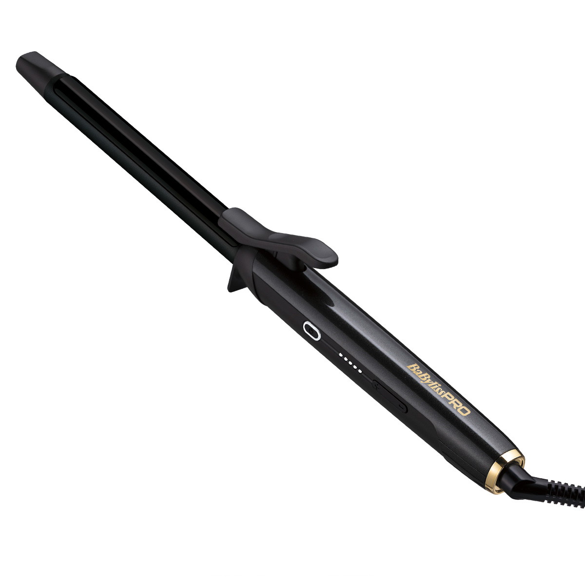 High-performance curling tongs, 19 mm, with clip