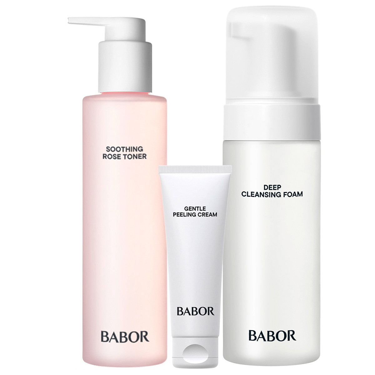 CLEANSING Rituale di pulizia quotidiano (schiuma 200 ml + tonico 200 ml + scrub 50 ml)