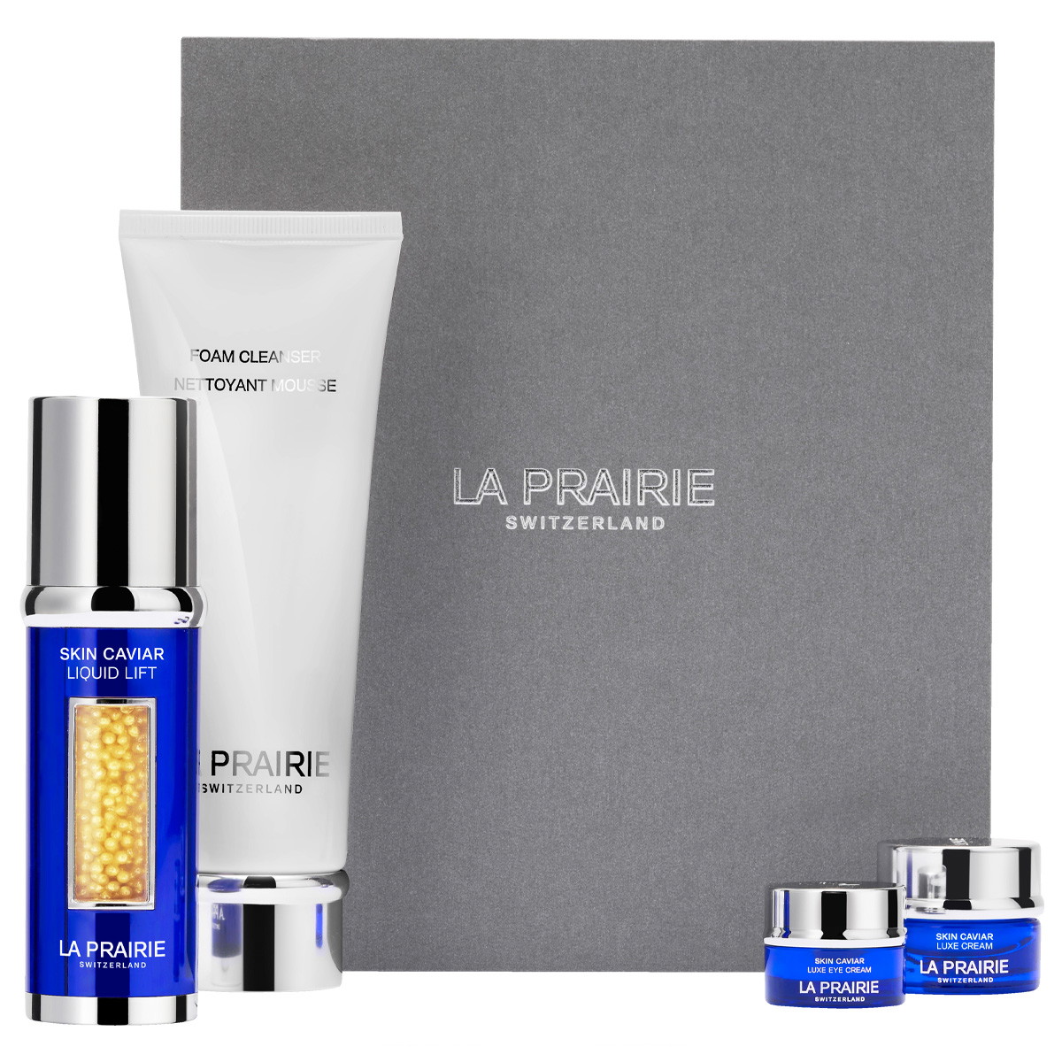 Skin Caviar Icons-set (reinigingsschuim 125 ml + serum 30 ml + gezichtscrème 5 ml + oogcrème 3 ml)