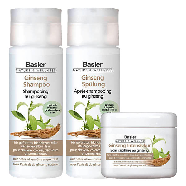 Ginseng Set (Shampoo 200ml + Spülung 200ml + Intensivkur 125ml)