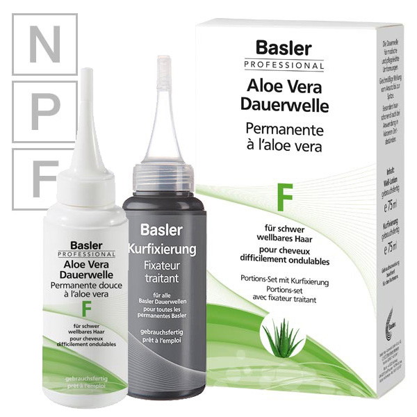 Kit de permanente à l'aloe vera (lotion 75 ml + fixateur 75 ml)