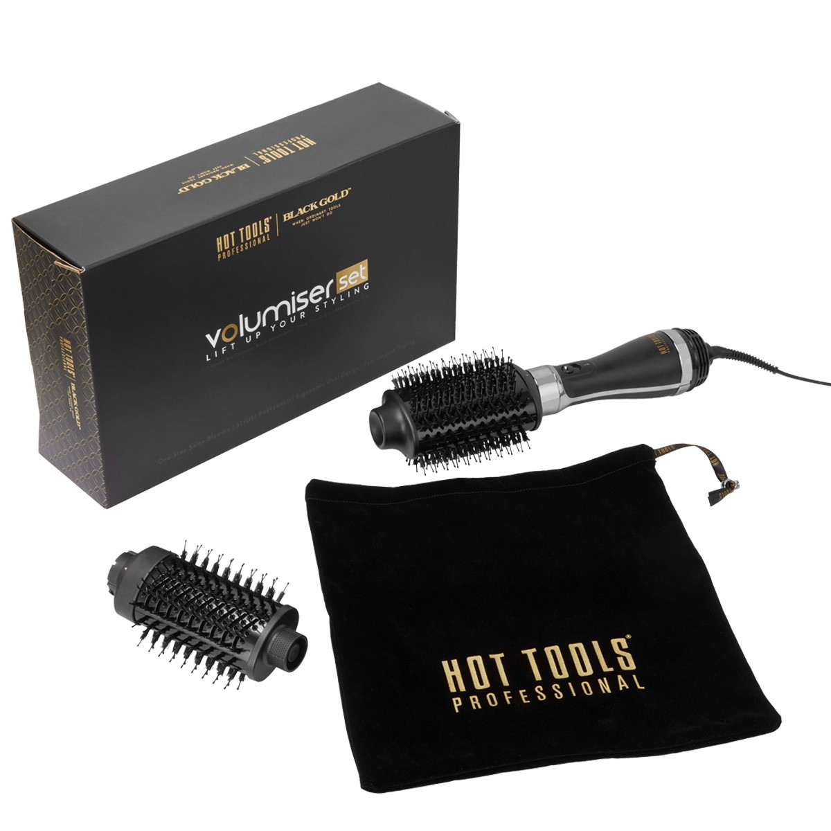 Black Gold Collection Volumiser 2-in-1 Brush & Dryer