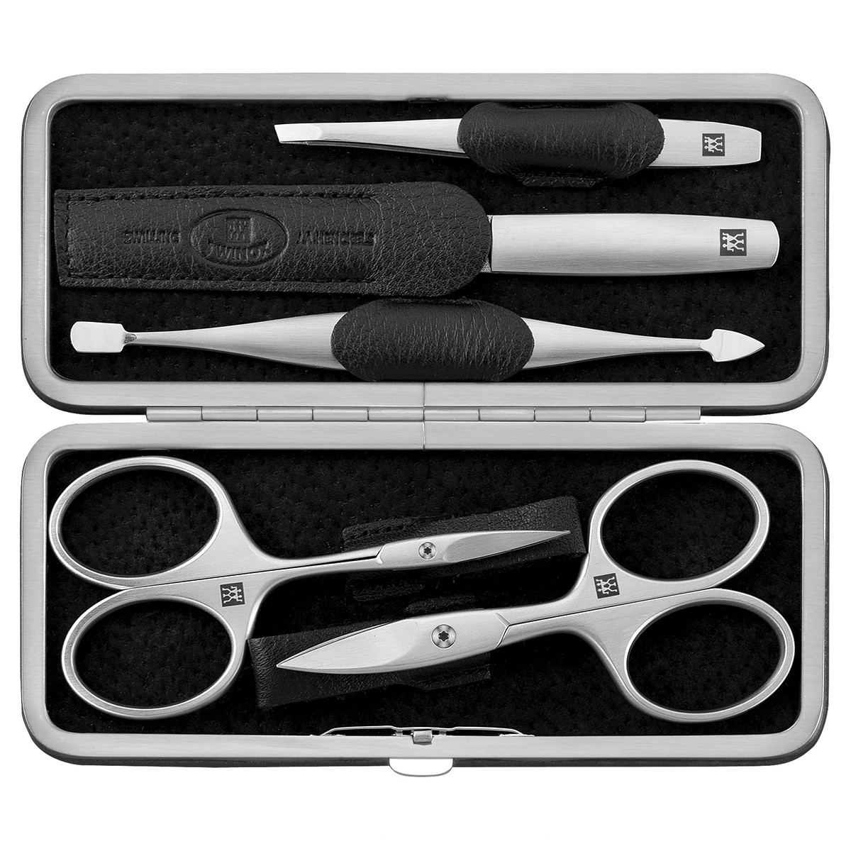 Premium 5-piece manicure set in black