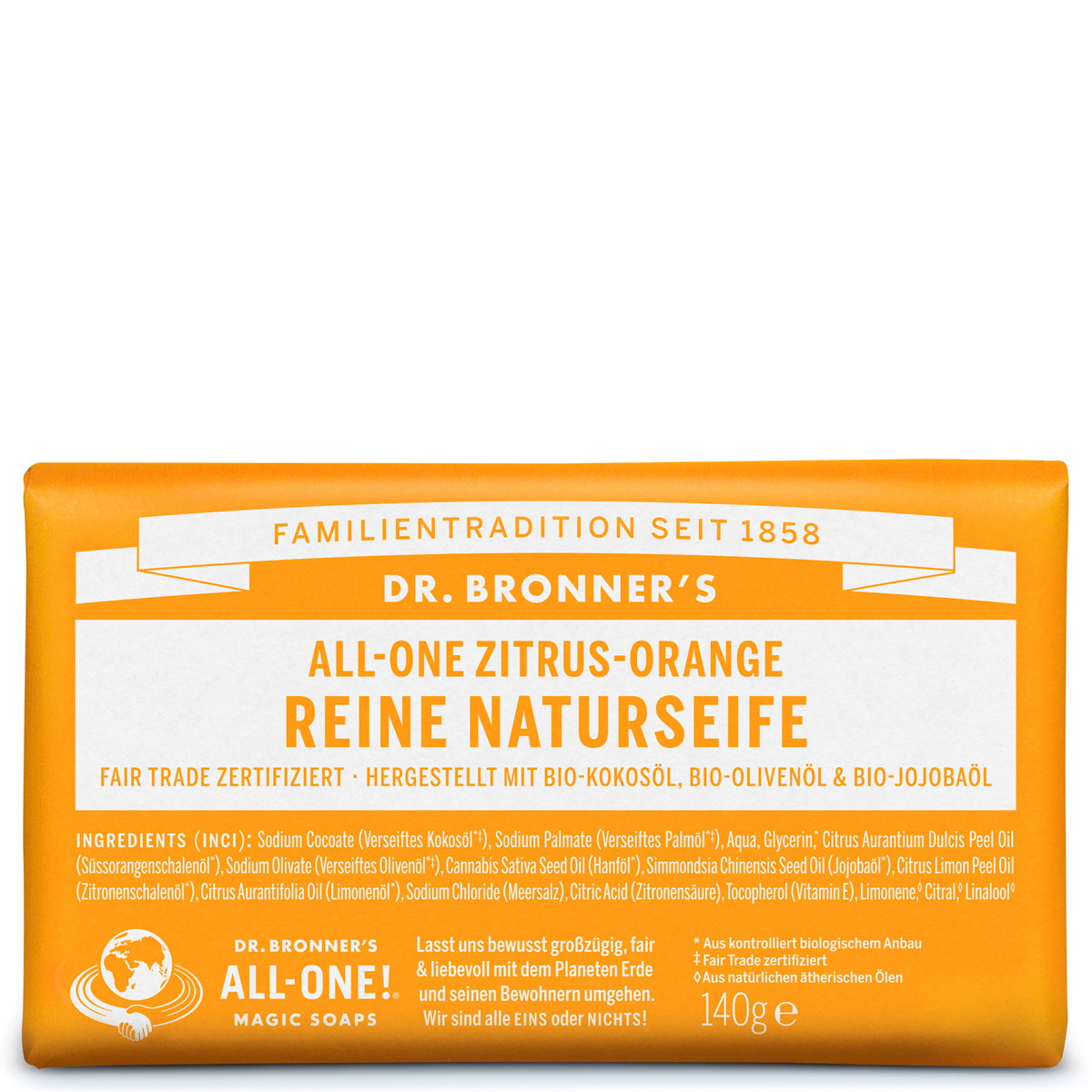 REINE NATURSEIFE Citrus-sinaasappel