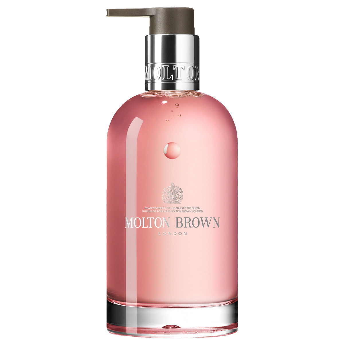 Delicious Rhubarb & Rose Fine Liquid Hand Wash Glas Bottle