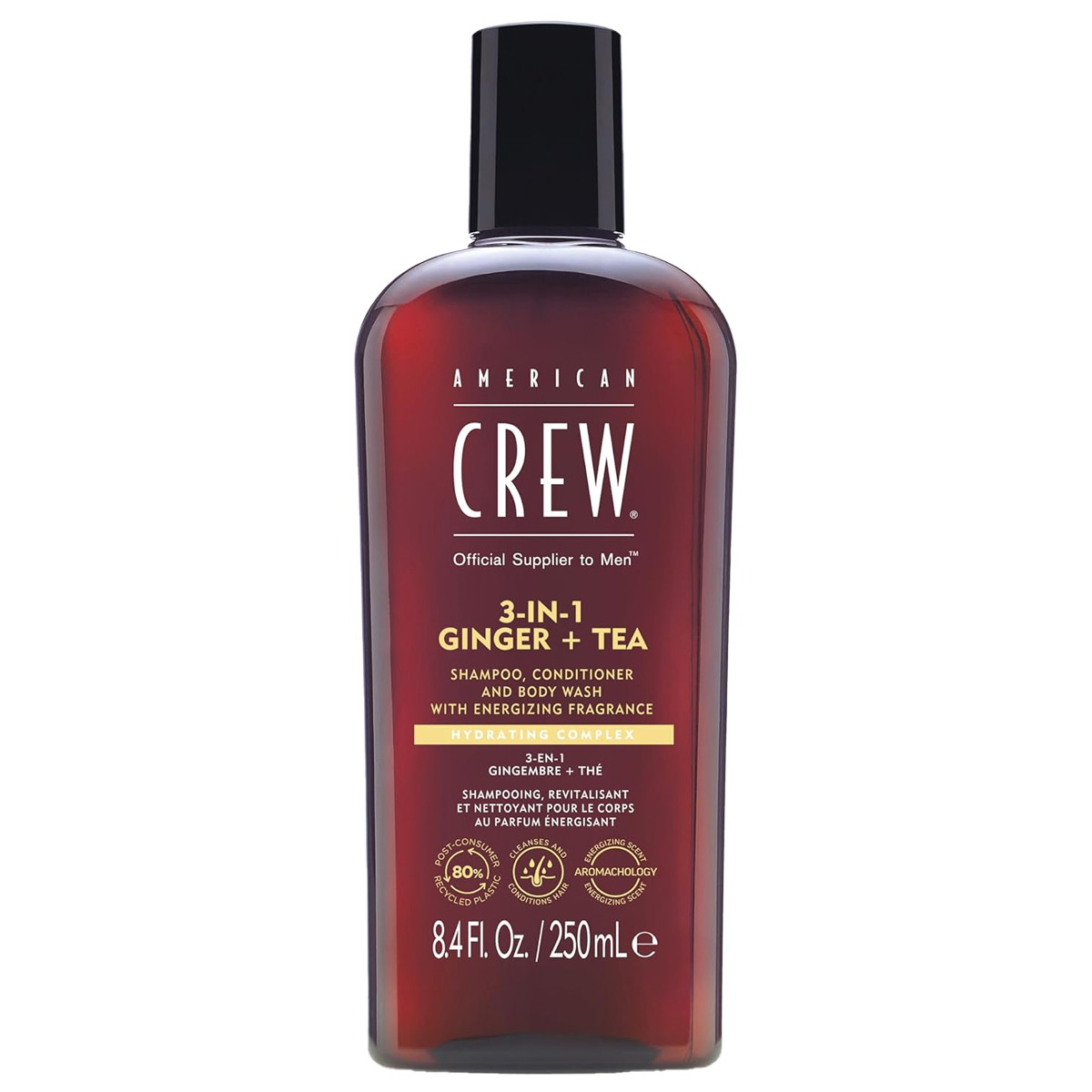 3In1 Ginger & Tea Shampoo, Conditioner & Body Wash