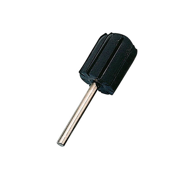 Rubber support for grinding caps