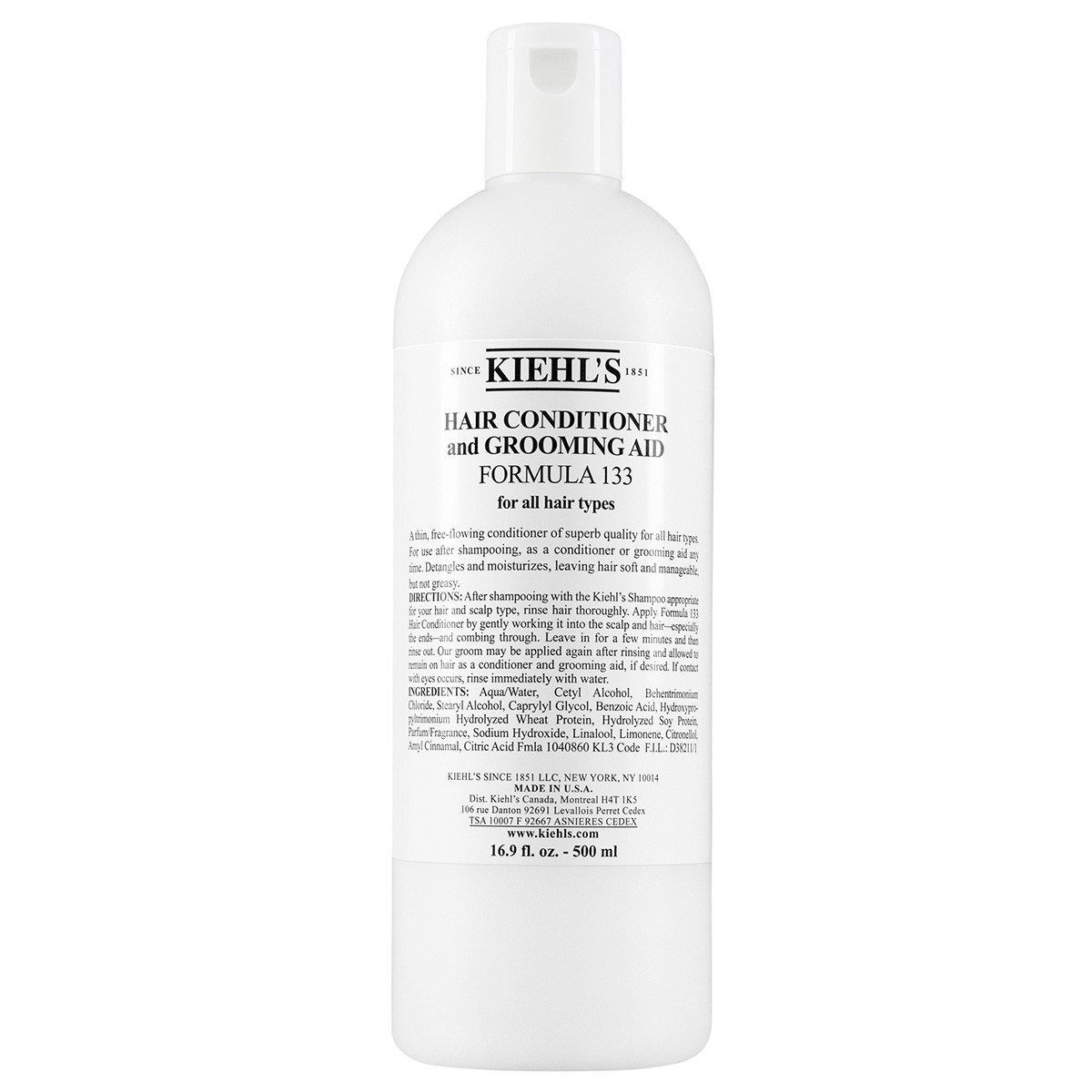 Hair Conditioner and Grooming Aid Formula 133