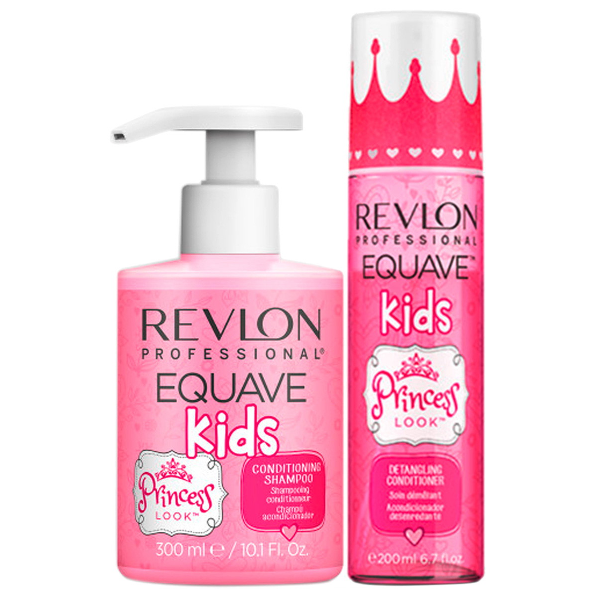 Equave Kids Princess Set (Shampoo 300 + Conditioner 200ml)