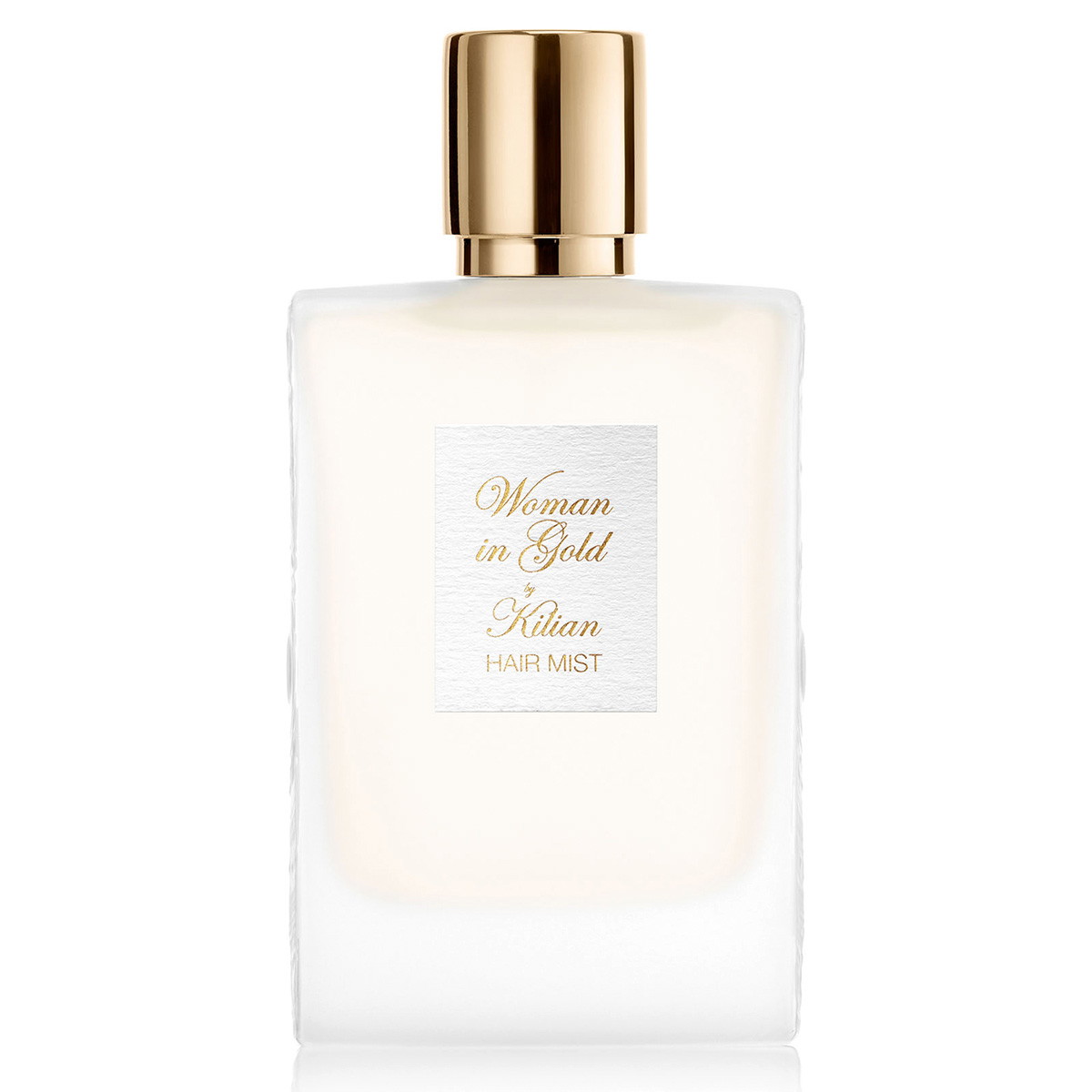 Woman in Gold Hair Mist