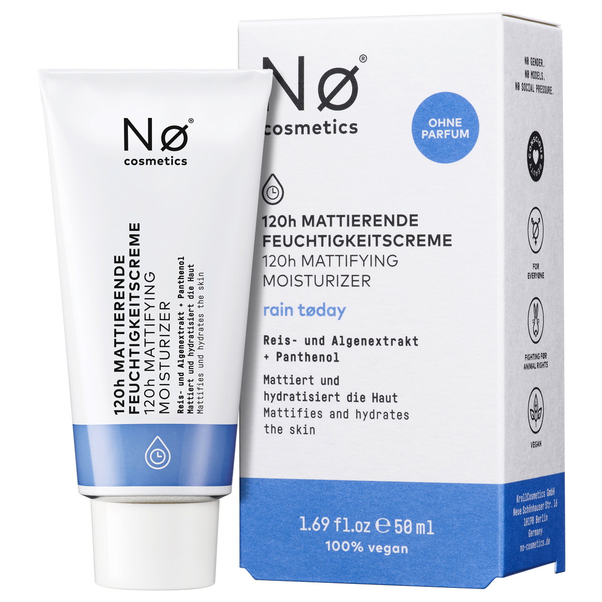 rain tøday 120h Mattifying Moisturizer