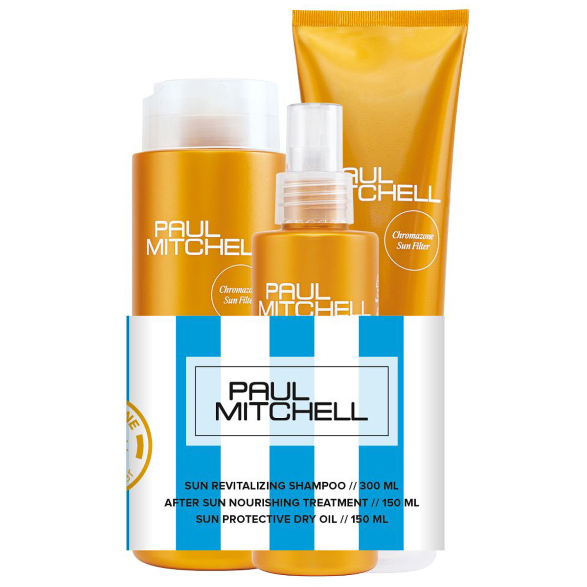 Sun Trio (Shampoo 300ml + Treatment 150ml + Oil 150ml)