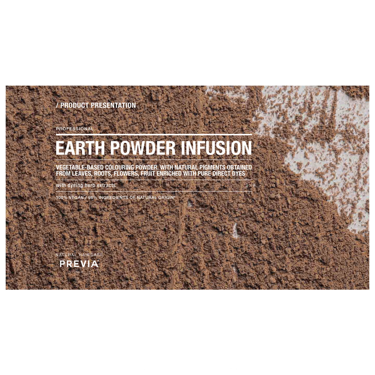 Professional Carte de couleurs Earth Powder Infusion