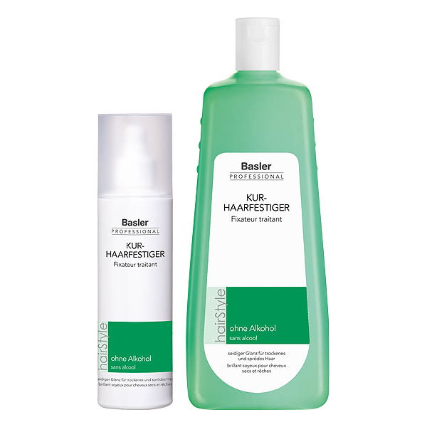 Cure hair setting lotion without alcohol