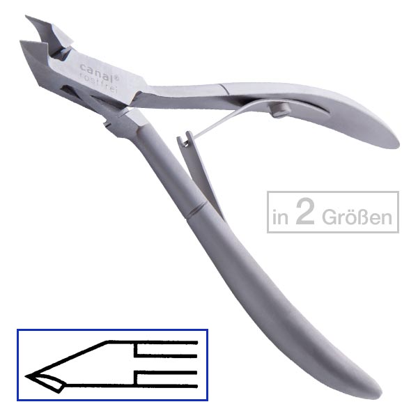 Roestvrijstalen huidtang, 10 cm, snijlengte 5 mm