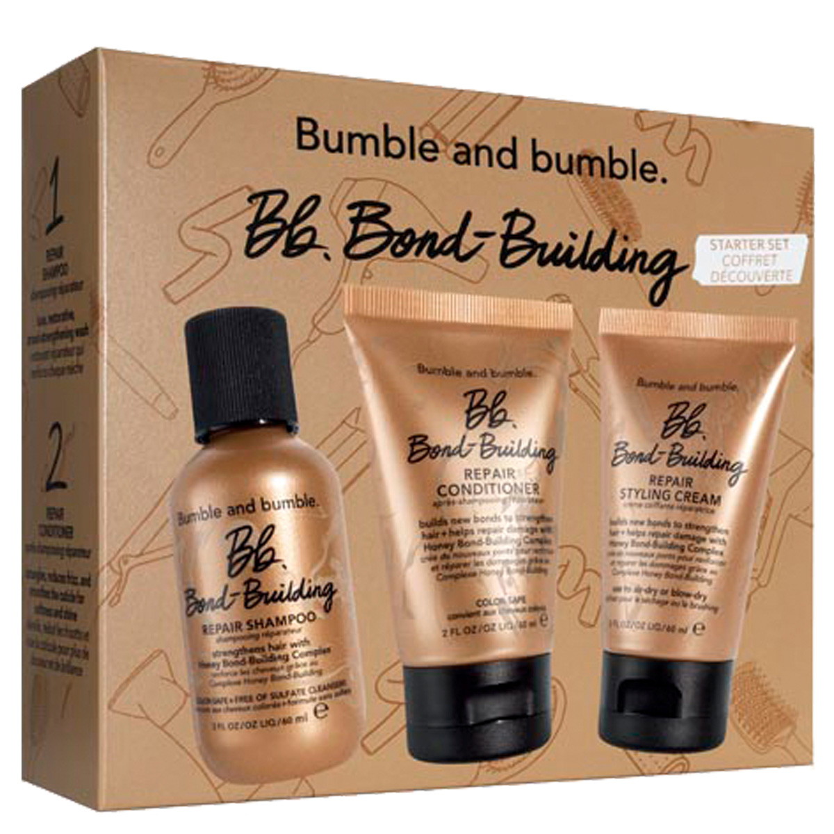 Bb.Bond-Building Trial Set (Shampoo 60ml + Conditioner 60ml + Cream 60ml)