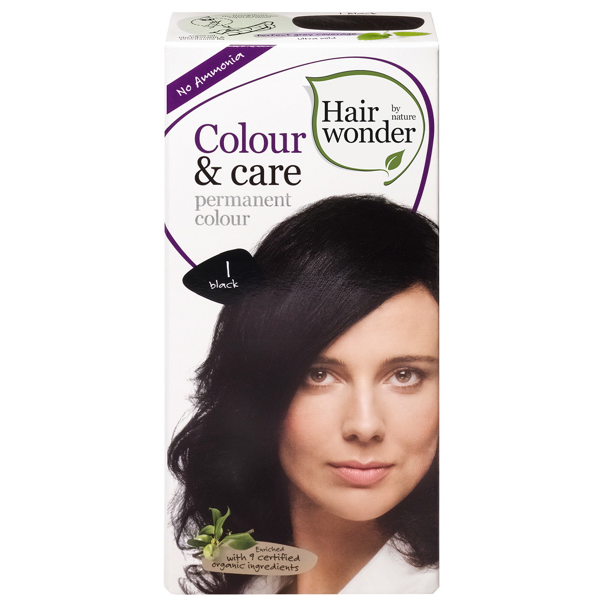 Colour & Care permanent colour 1 black