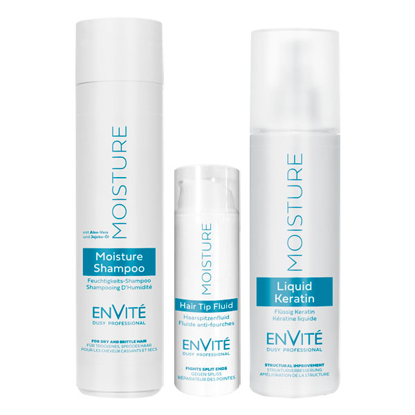 Envité Moisture Spezial Set (Shampoo 250ml + Tip Fluid 50ml + Liquid Keratin 200ml)
