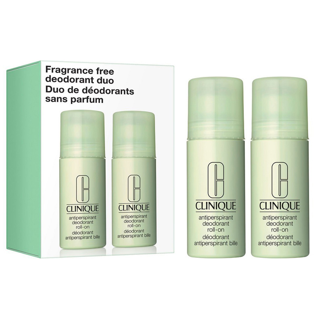 Fragrance Free Antiperspirant Deodorant Duo (2 x 75ml)