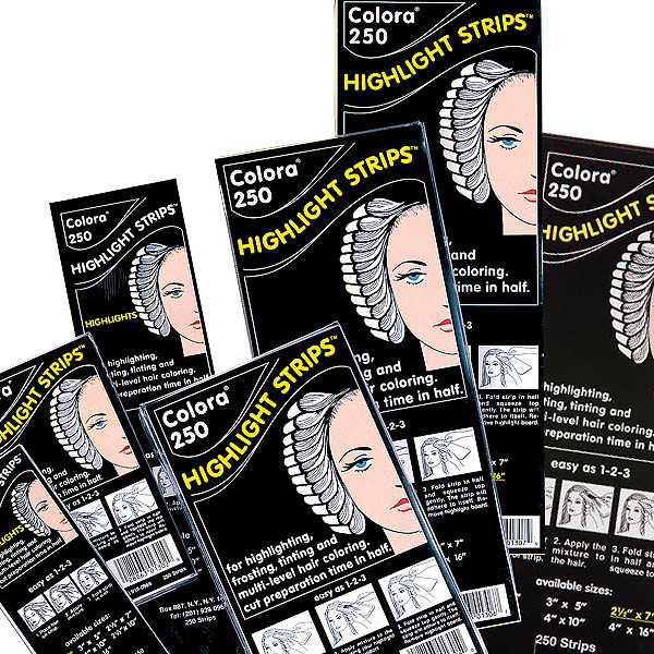 Colora Highlight Strips streak paper