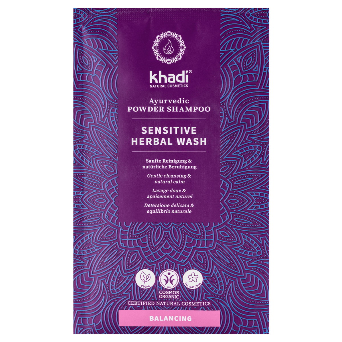 Balancing Ayurvedic Powder Shampoo Sensitive Herbal Wash