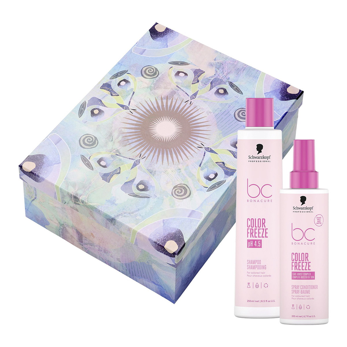 BC Bonacure COLOR FREEZE Confezione regalo (shampoo da 250 ml + balsamo spray da 200 ml)