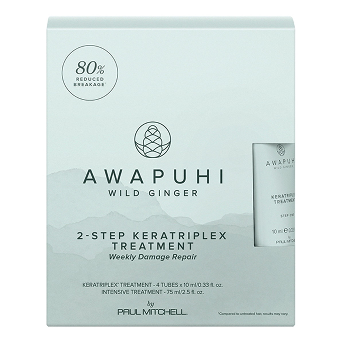 Awapuhi Wild Ginger 2-Step Keratriplex Treatment (4 x 10ml)