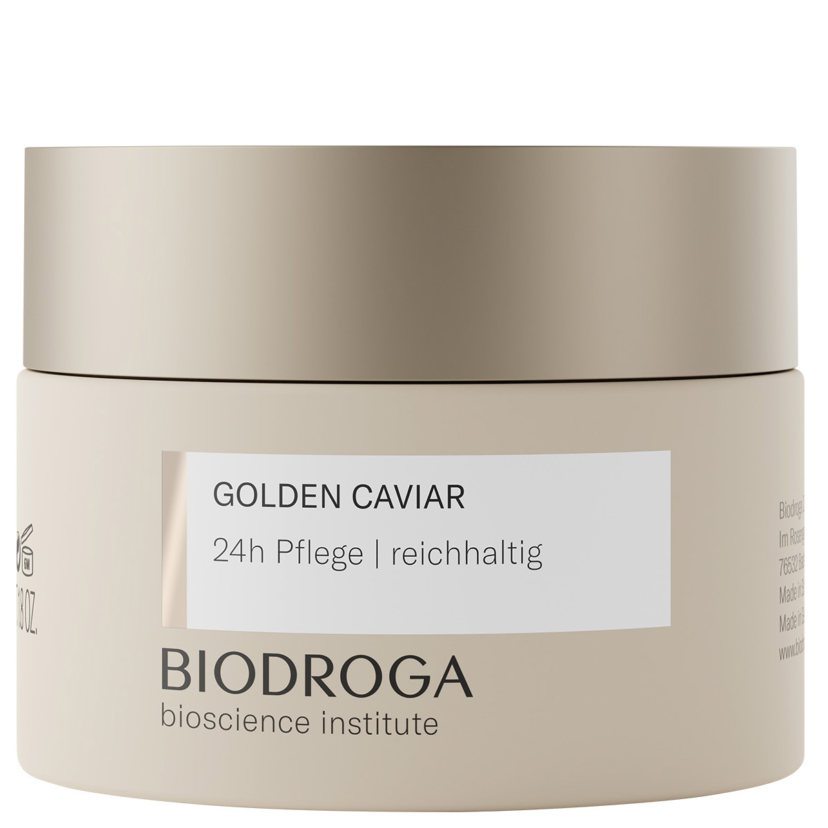 Bioscience Institute GOLDEN CAVIAR Assistenza 24 ore su 24 ricca