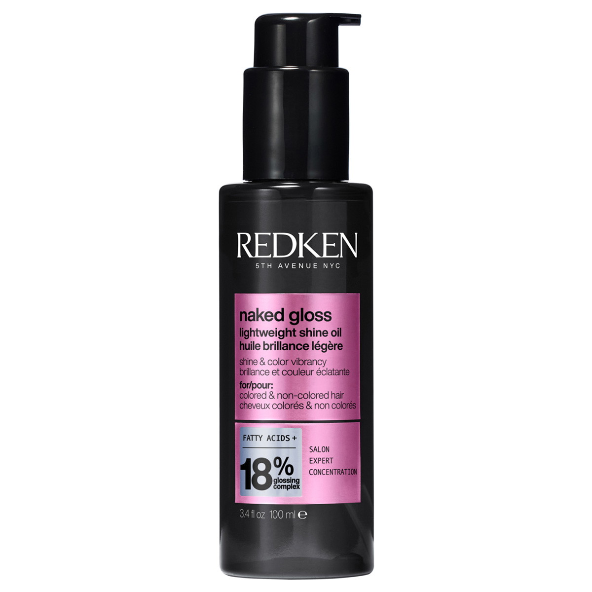 acidic color gloss Naked Gloss Lightweight Shine Oil