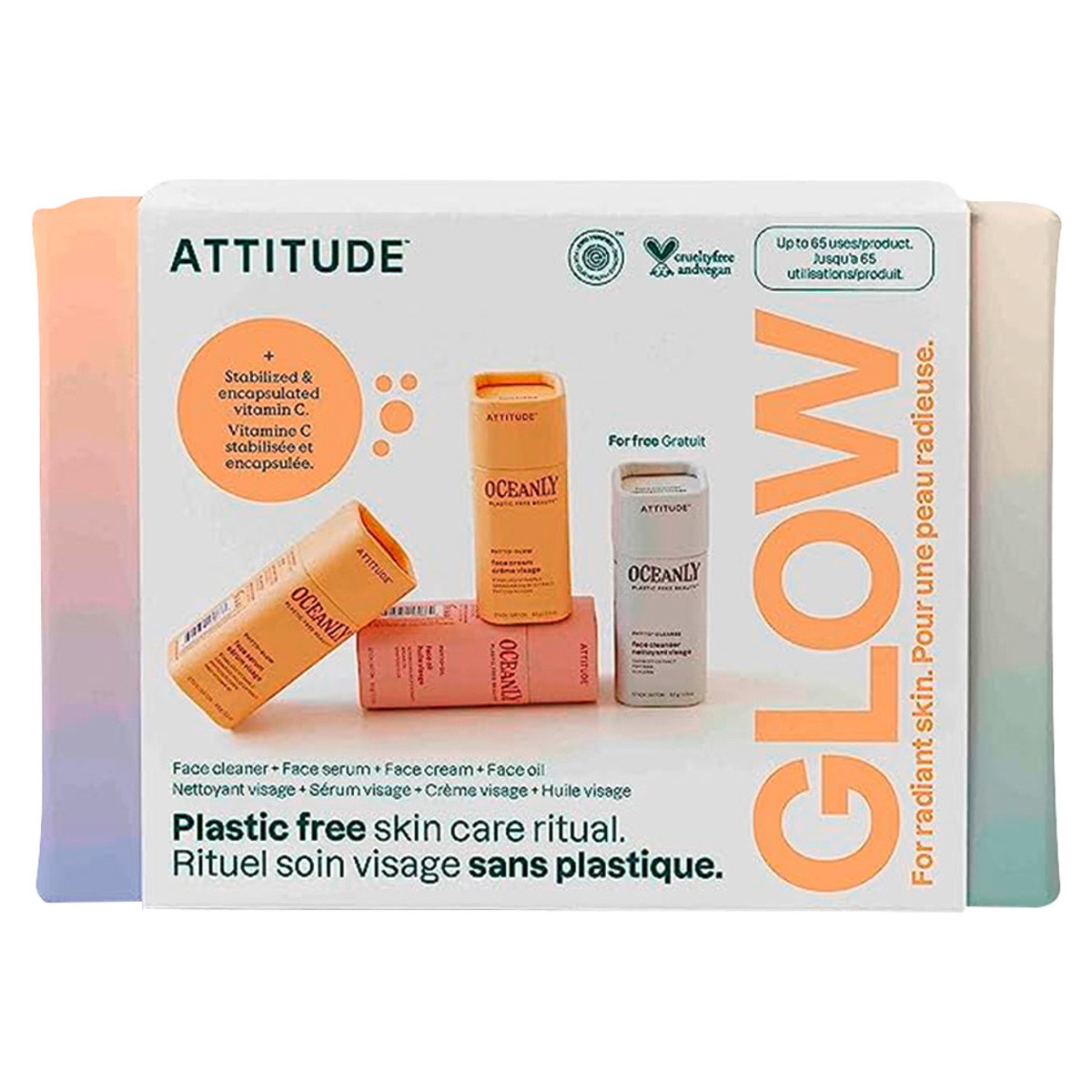 Oceanly Assortment Set Phyto Glow Routine (Cleanser 8,5g + Serum 8,5g + Oil 8,5g + Cream 8,5g)