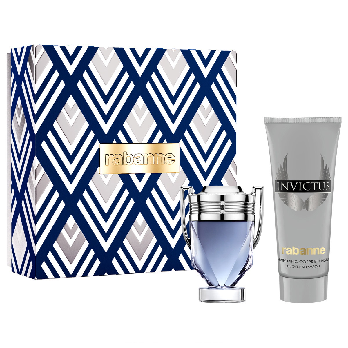 Invictus Set (EdT 50ml + All Over Shampoo 100ml)
