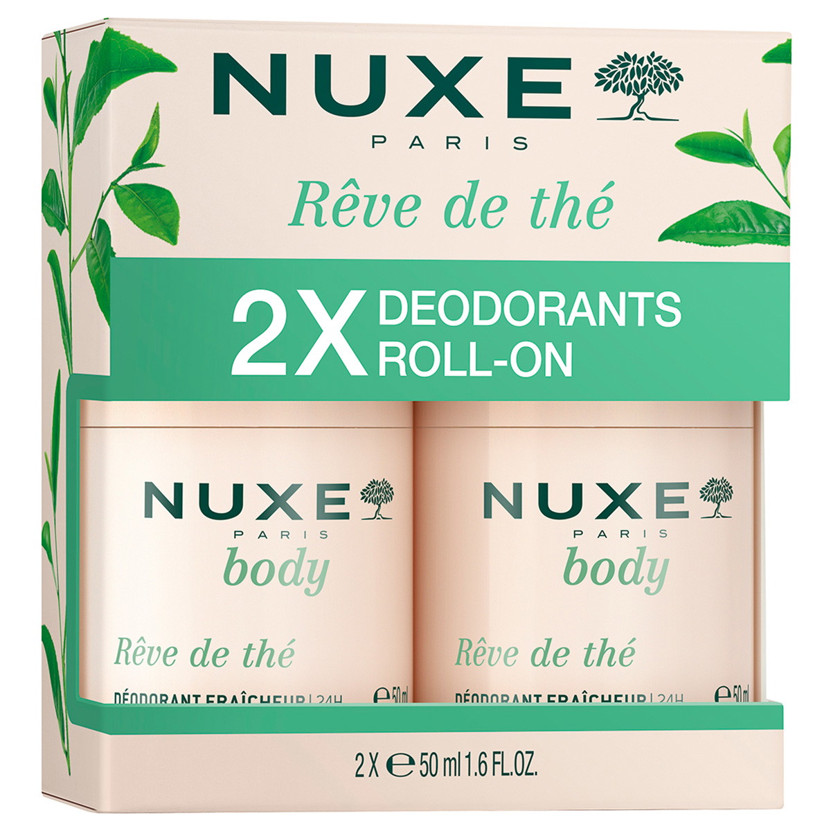 Rêve de Thé Deodorant Fraîcheur 24h Duo