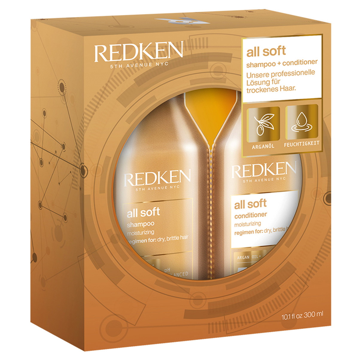all soft Spring Set (Shampoo 300ml + Conditioner 300ml)