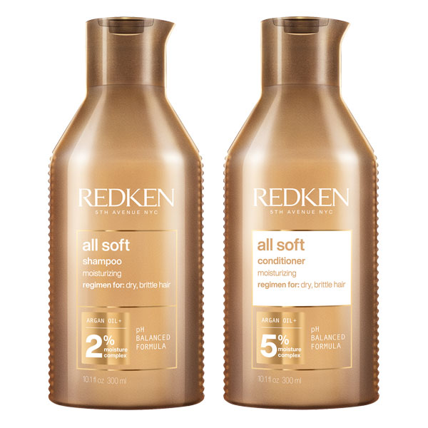 all soft Care Duo (shampoing 300 ml + après-shampoing 300 ml)