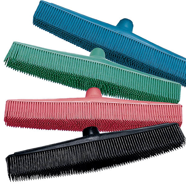 Hairdresser rubber broom