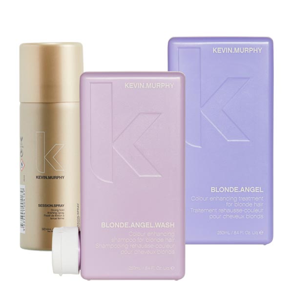 BLONDE.ANGEL Wash Set (Shampoo 250ml + Treatment 250ml + Haarspray 100ml)