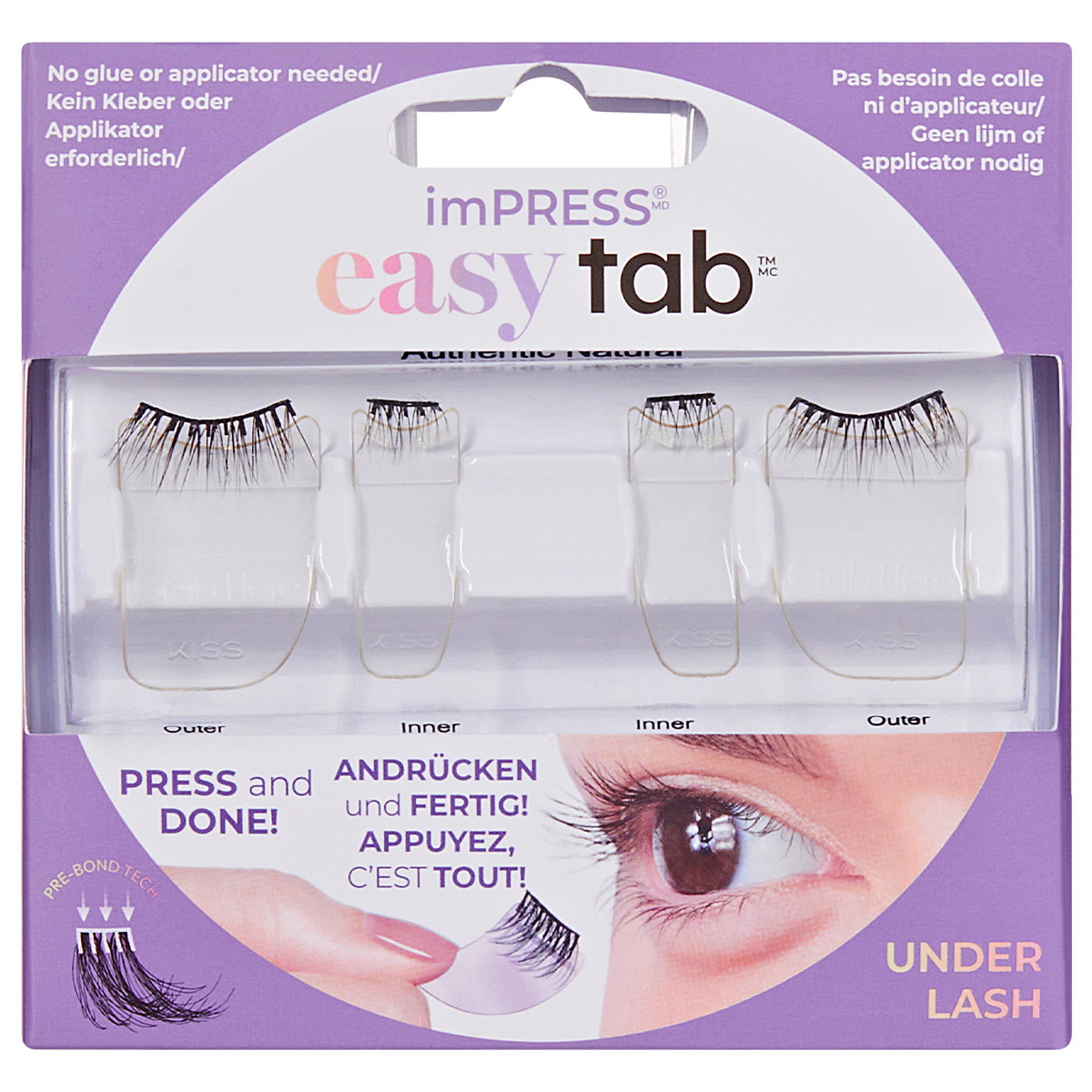 imPRESS Press on Falsies Easy Tab 02 - Authentic Natural