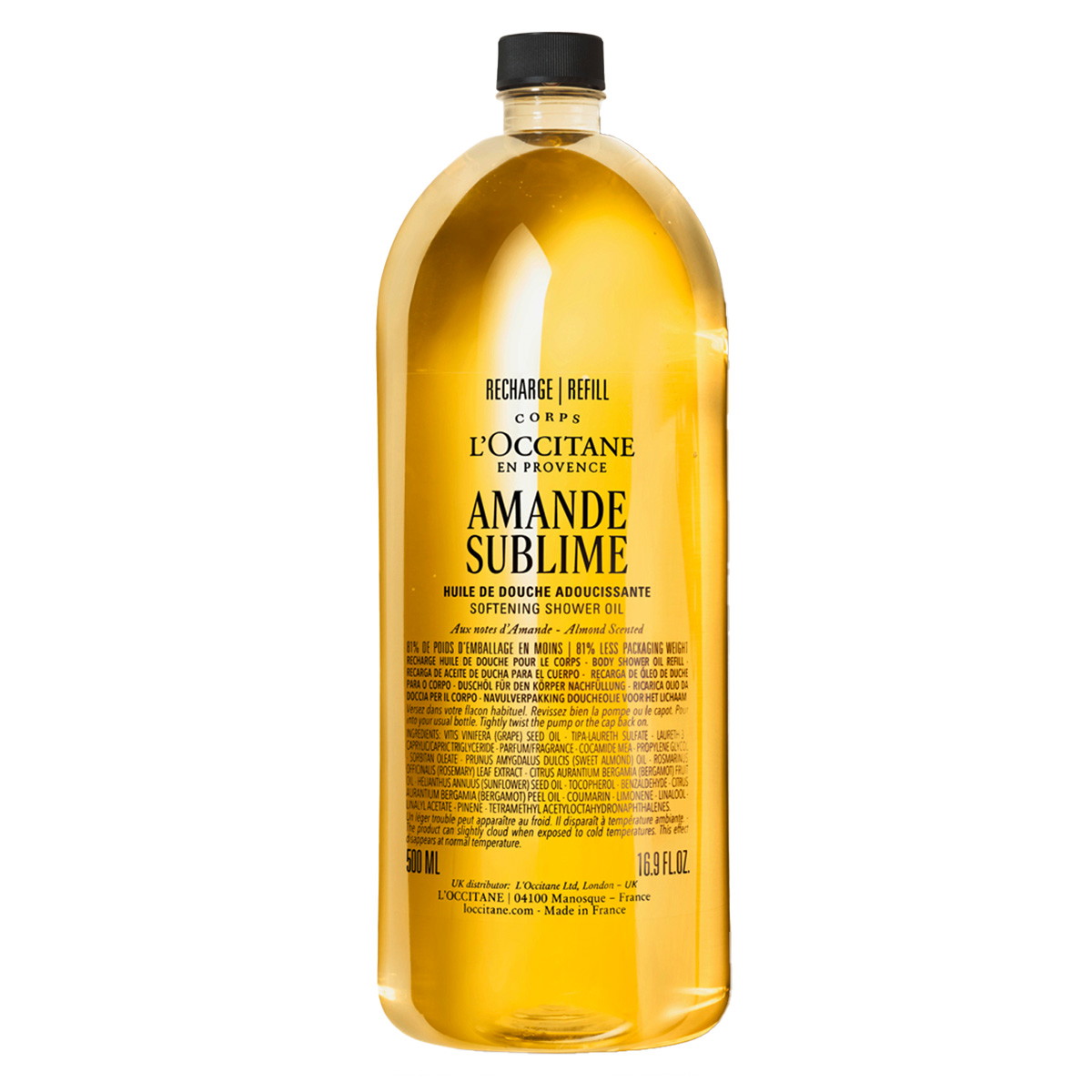 Amande Sublime Envase de recambio de aceite de ducha
