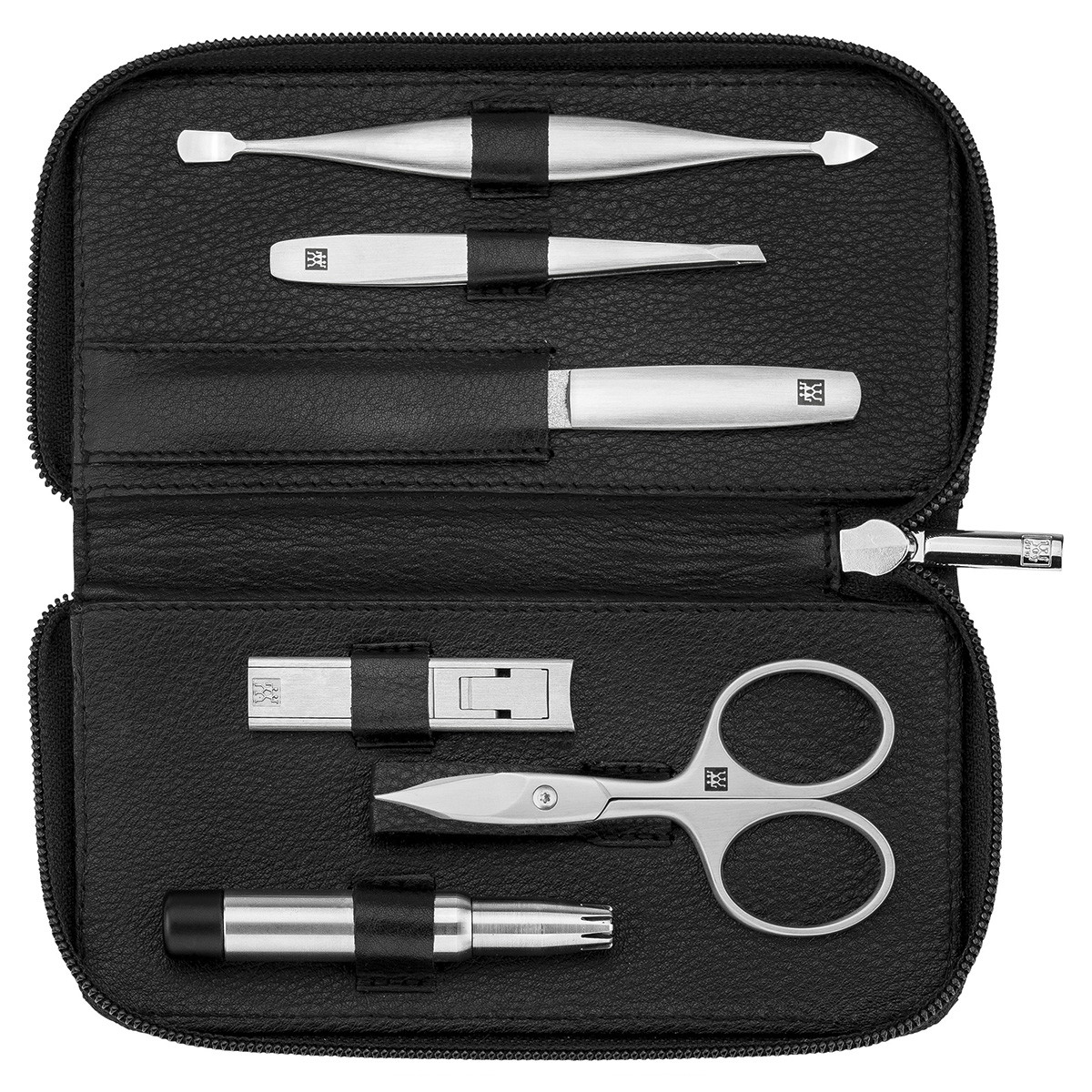 Premium 6-piece manicure set in black