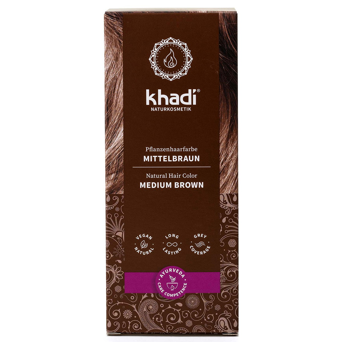 Plant hair color medium brown