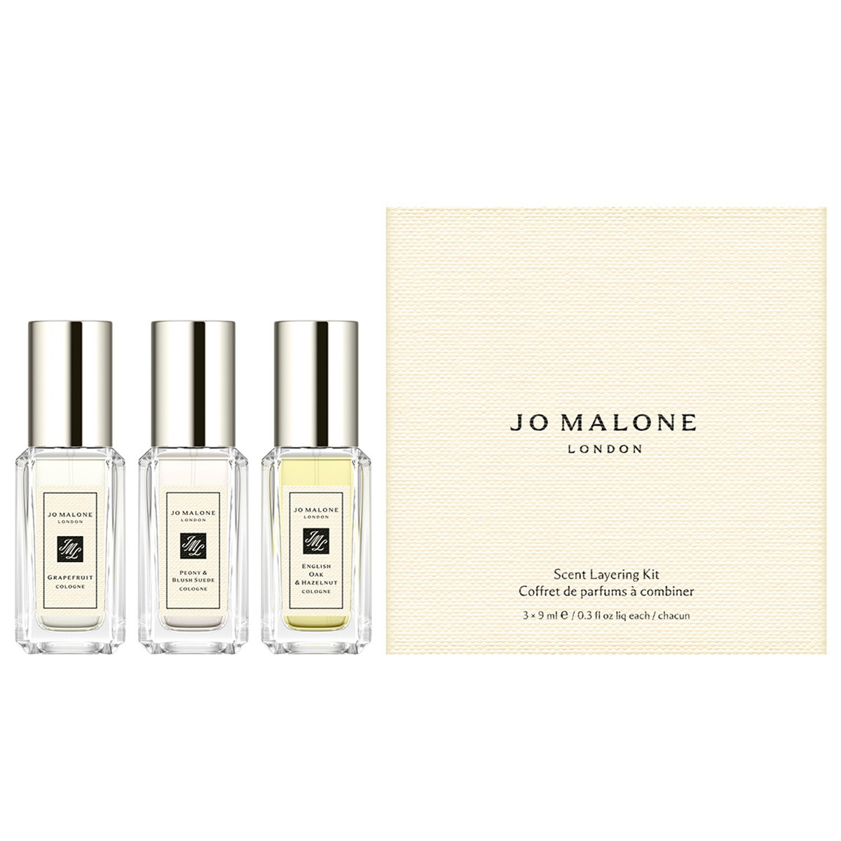 Kit de superposition de parfums (3 x 9 ml)